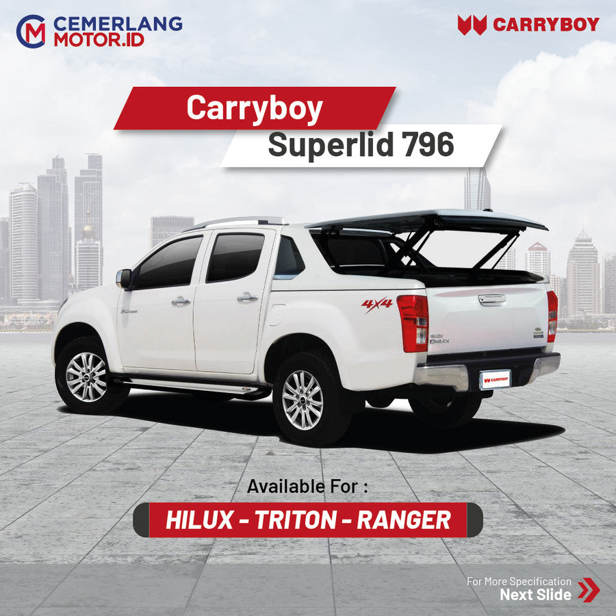 SUPERLID COVER CARRYBOY CB796 SEMI ELECTRIC FOR TRITON (2017 - ON)