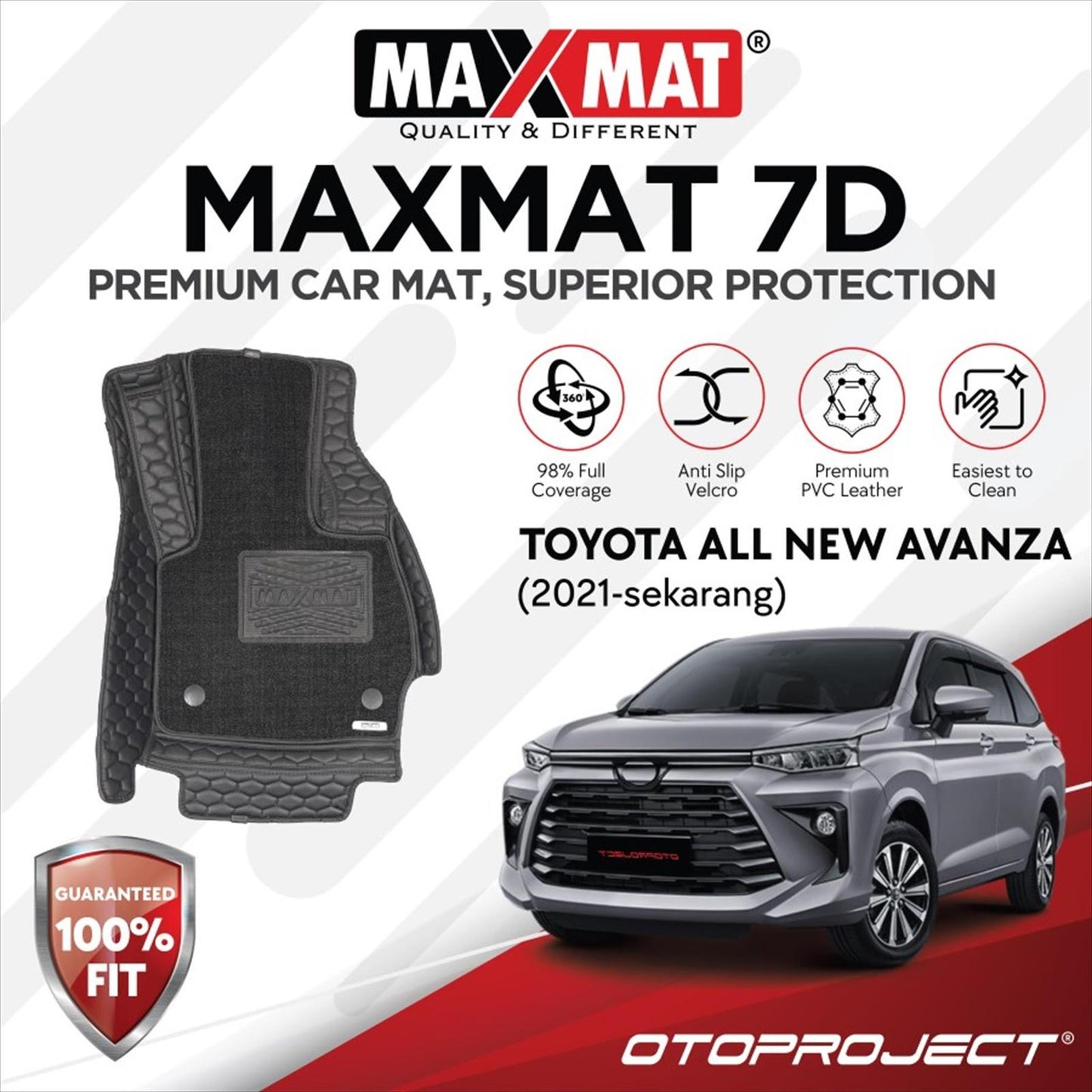 MAXMAT KARPET 7D LUXELINER TOYOTA AVANZA