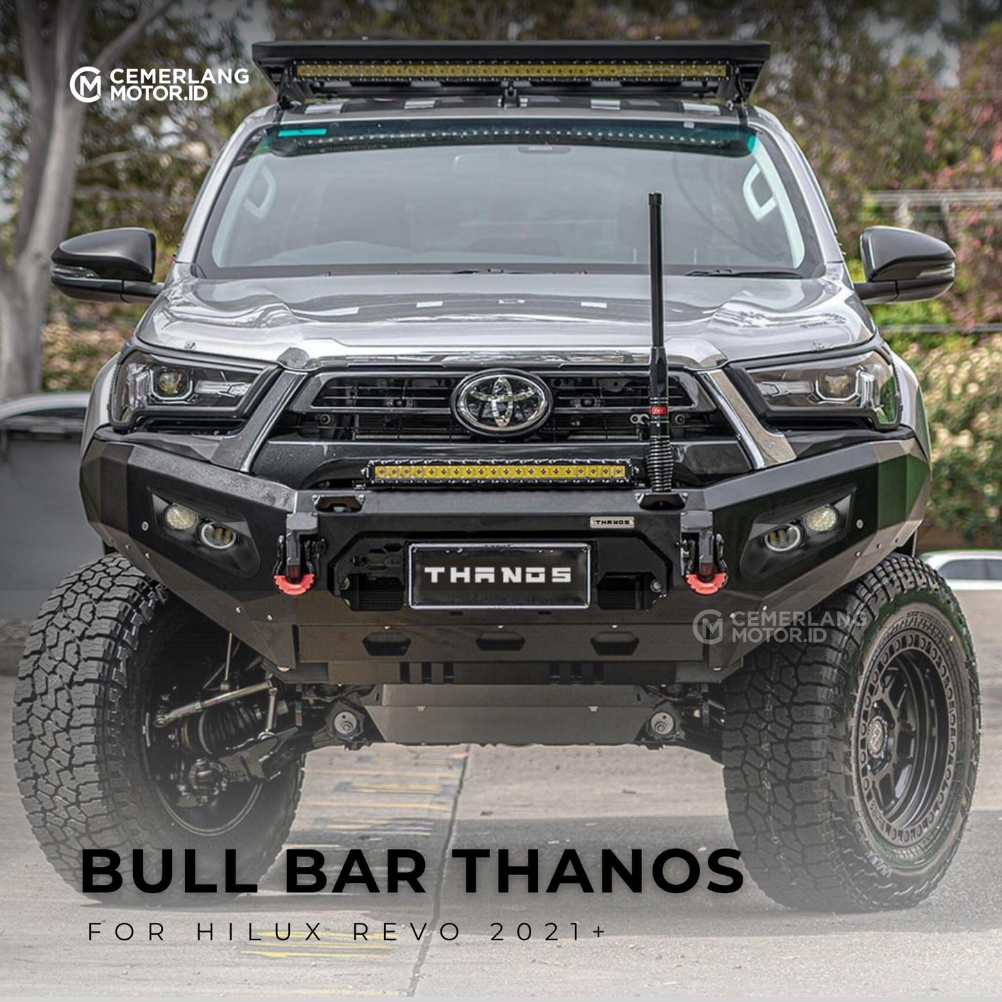 REAR BAR THANOS FOR HILUX REVO (2021 - ON)