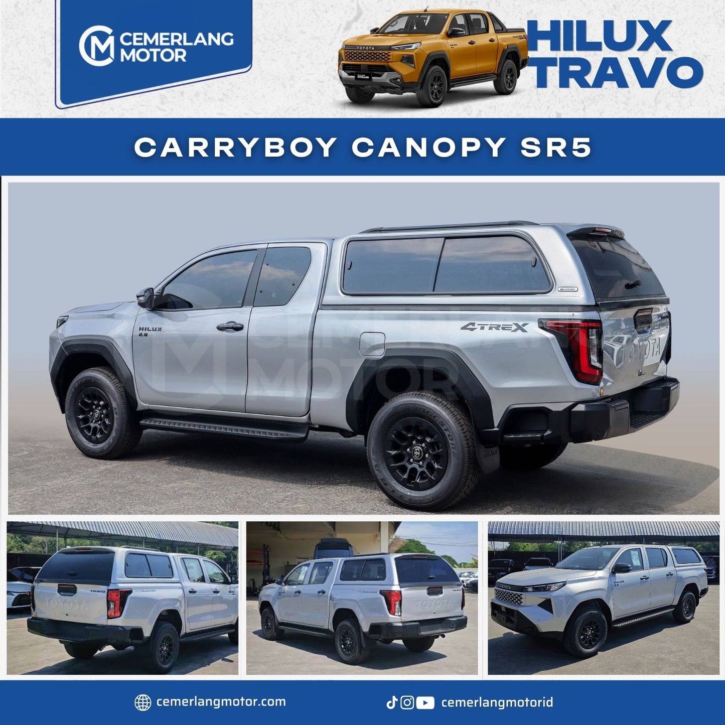 CARRYBOY CANOPY SR5 HILUX TRAVO