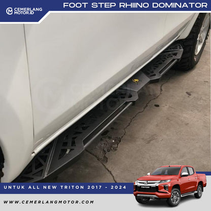 FOOT STEP RHINO DOMINATOR HILUX REVO 2016+ / TRITON (2017 - ON)