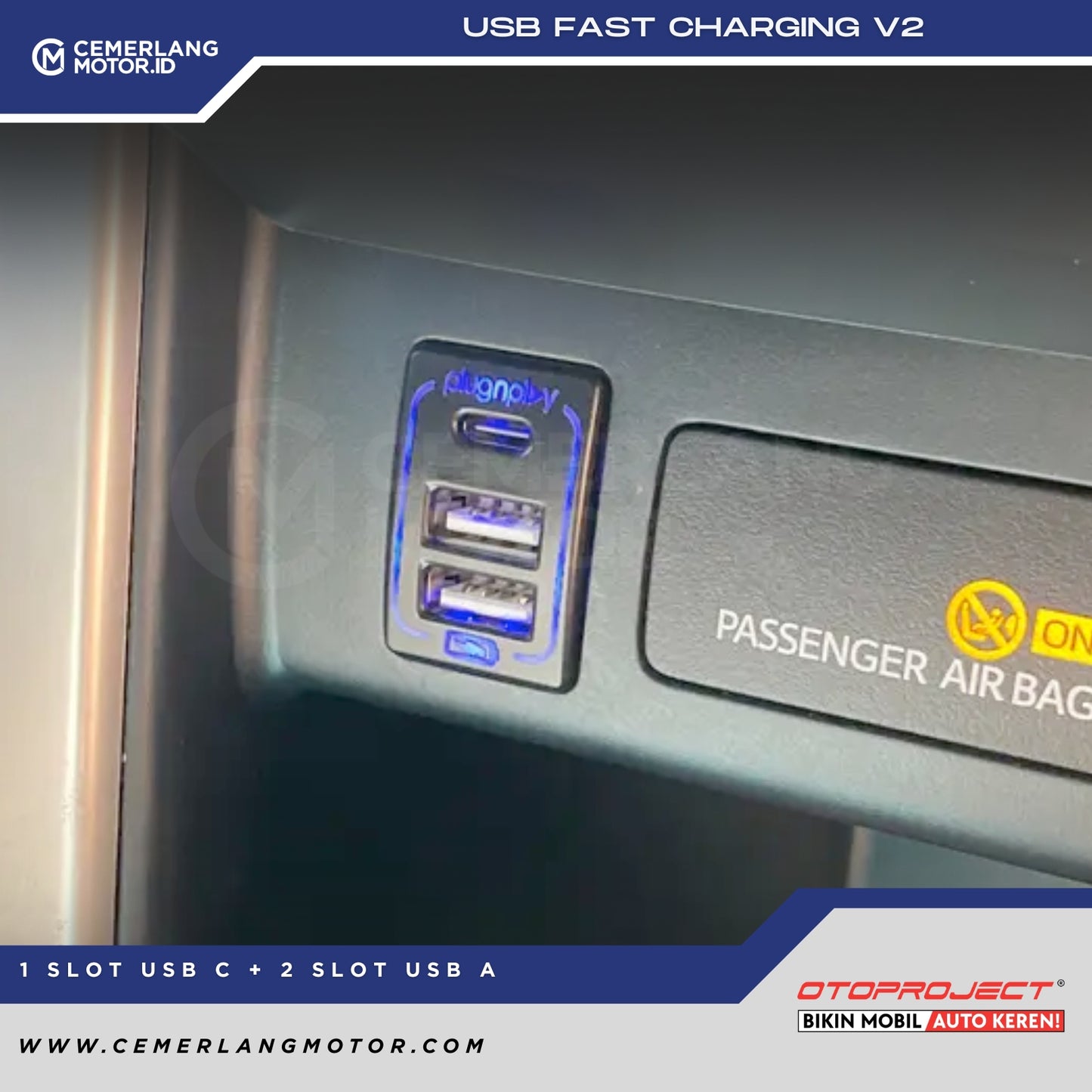 OTOPROJECT USB FAST CHARGING V2