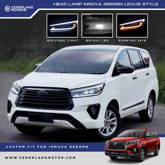 HEADLAMP LED INNOVA REBORN MODEL LEXUS