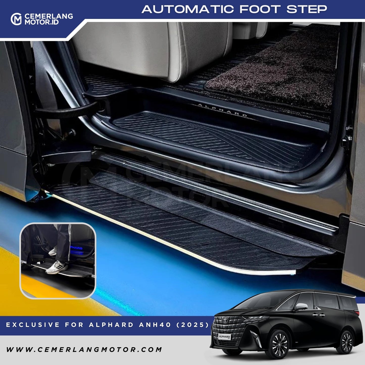 AUTOMATIC FOOT STEP ALPHARD 2025 ANH40