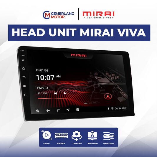 MIRAI MR VIVA HEAD UNIT ANDROID RAM 6/128GB