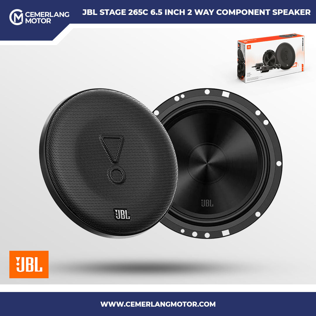 JBL STAGE 265C 6.5 Inch 2 WAY COMPONENT SPEAKER