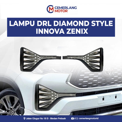 DAYTIME RUNNING LIGHT DRL ZENIX SEQUENTIAL DIAMOND STYLE