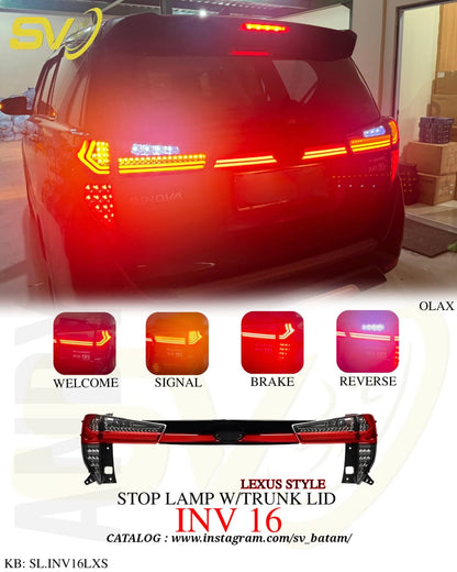 STOP LAMP LED INNOVA REBORN MODEL LEXUS STYLE + TRUNK LID