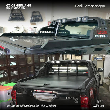 Roll Bar Model Option X Hilux Revo 2016 - ON