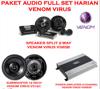 VENOM PAKET AUDIO FULL SET VIRUS