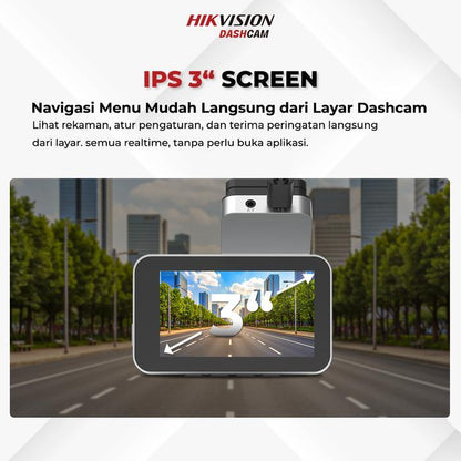 HIKVISION C200S ashcam 1080P WiFi Modul Dual Channel