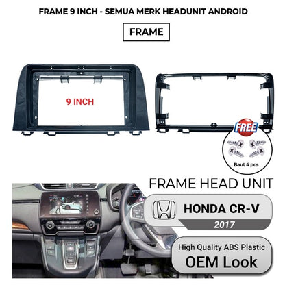 FRAME HEAD UNIT HONDA CRV CR-V TURBO 2017 - 2020 9 inch OEM