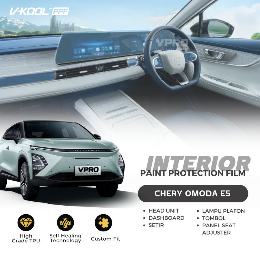 VKOOL PPF INTERIOR PROTECTOR ANTI GORES SCREEN CHERY OMODA E5 / 5 EV ...