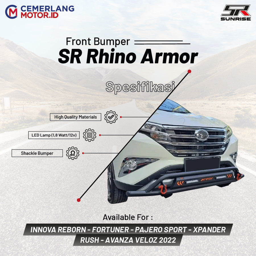 BUMPER DEPAN SR ARMOR