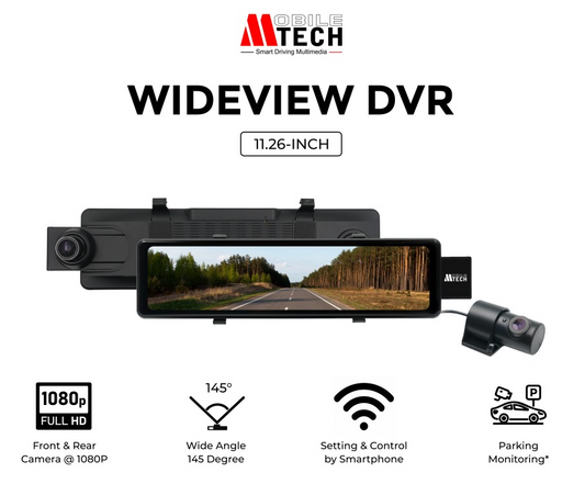 MOBILE TECH WIDEVIEW DASH CAM