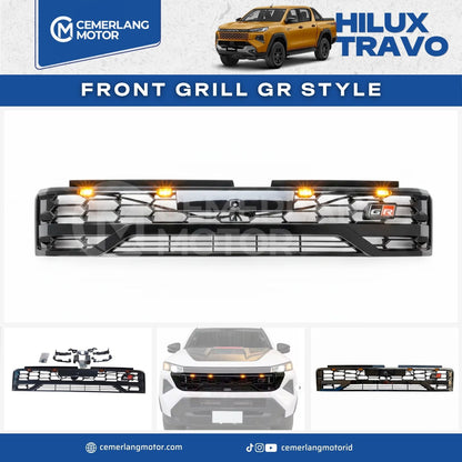 FRONT GRILL GR STYLE HILUX TRAVO