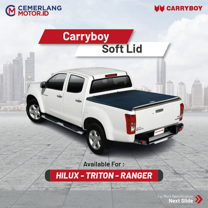 SOFT LID COVER CARRYBOY FOR HILUX REVO (2016 - ON)